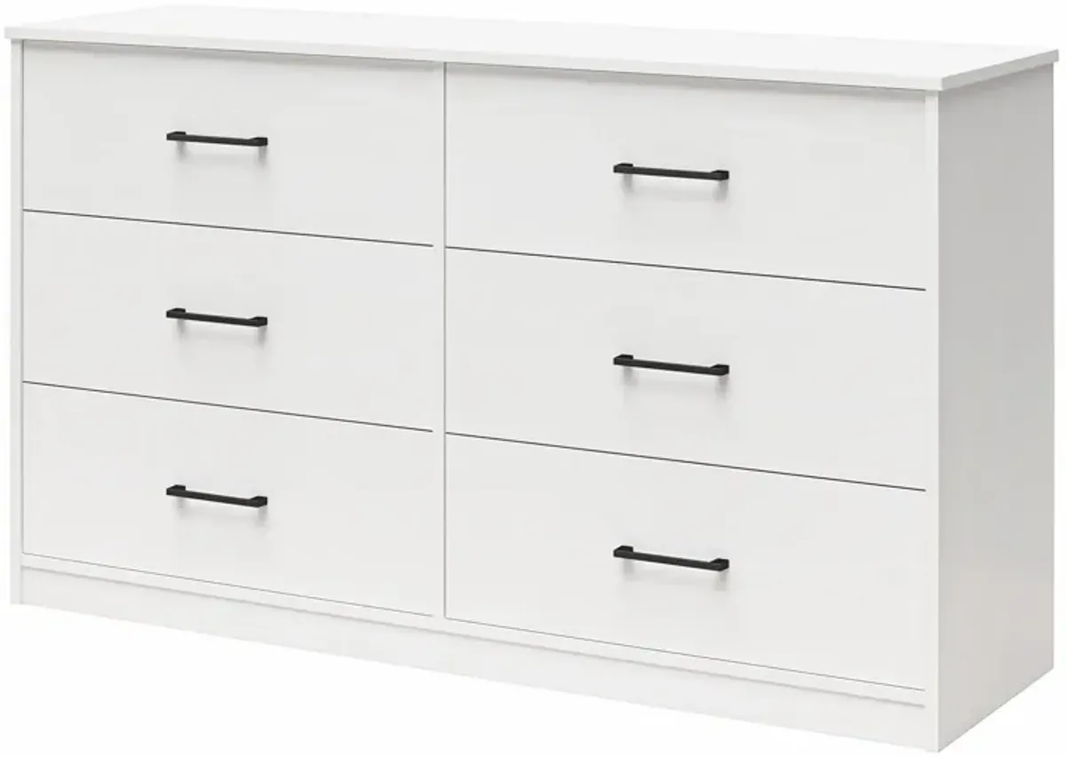 BrEZ Build Pearce Wide 6 Drawer Dresser