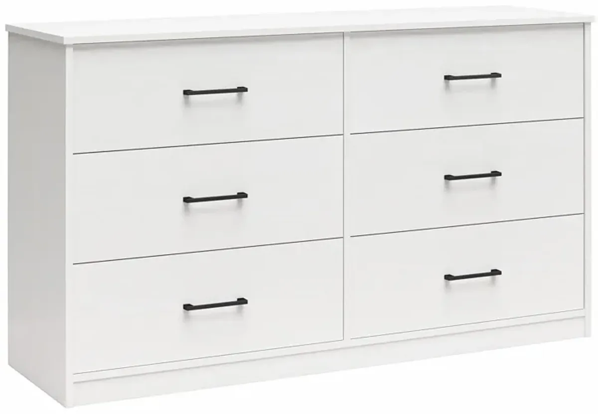 BrEZ Build Pearce Wide 6 Drawer Dresser