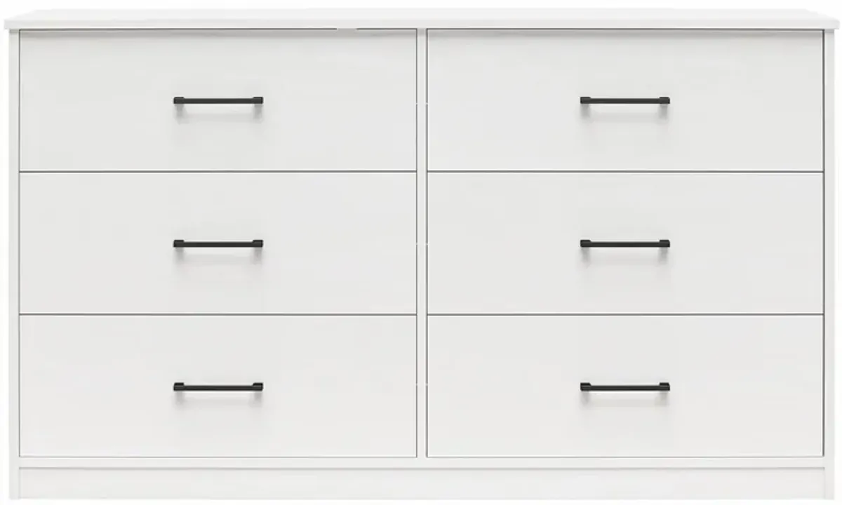 BrEZ Build Pearce Wide 6 Drawer Dresser