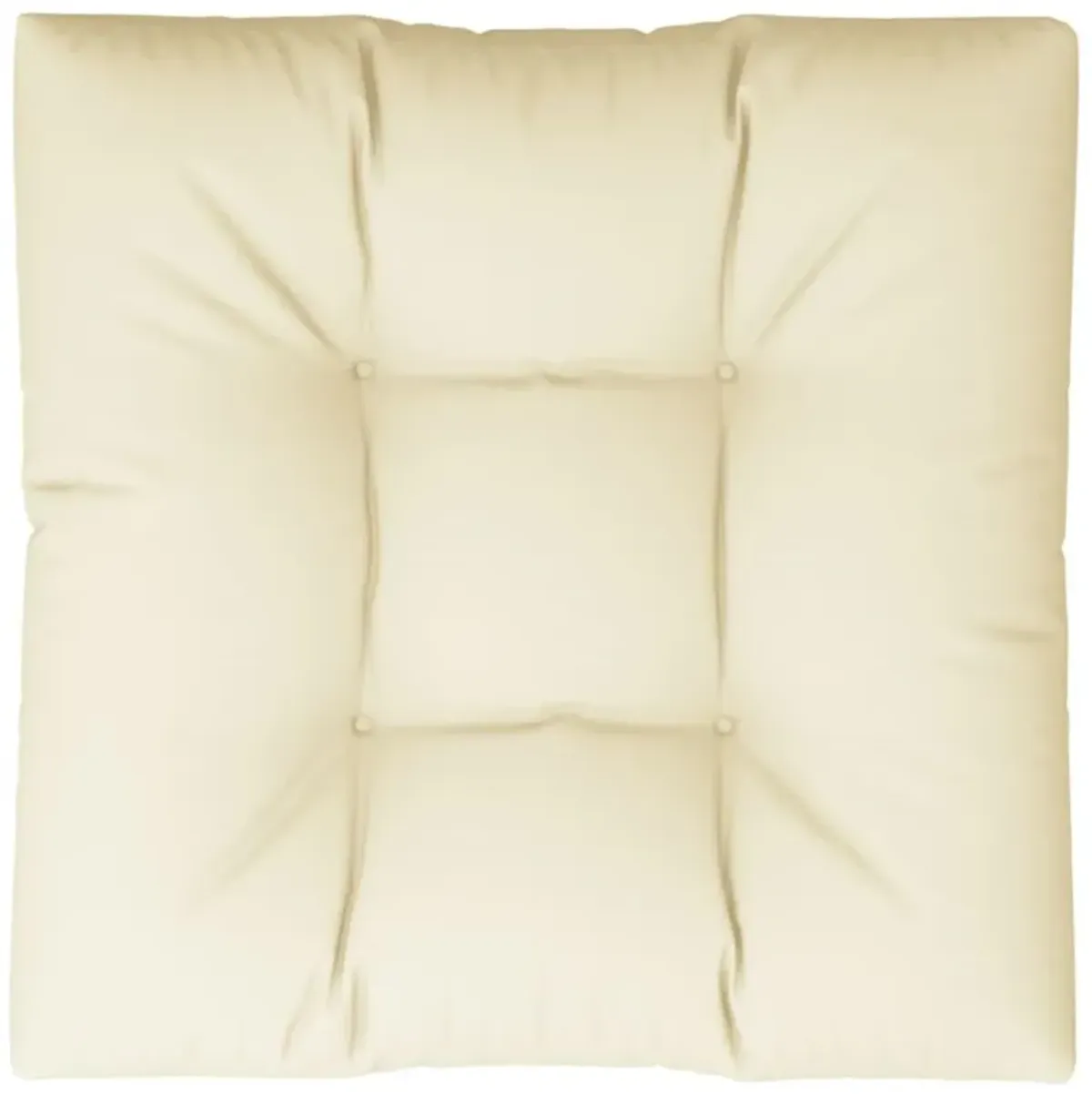 vidaXL Pallet Sofa Cushion Cream 31.5"x31.5"x4.7"