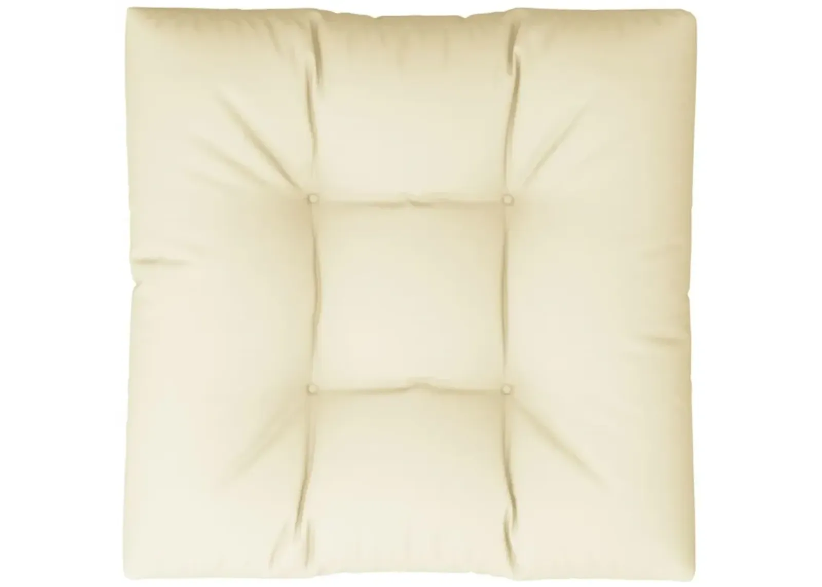 vidaXL Pallet Sofa Cushion Cream 31.5"x31.5"x4.7"