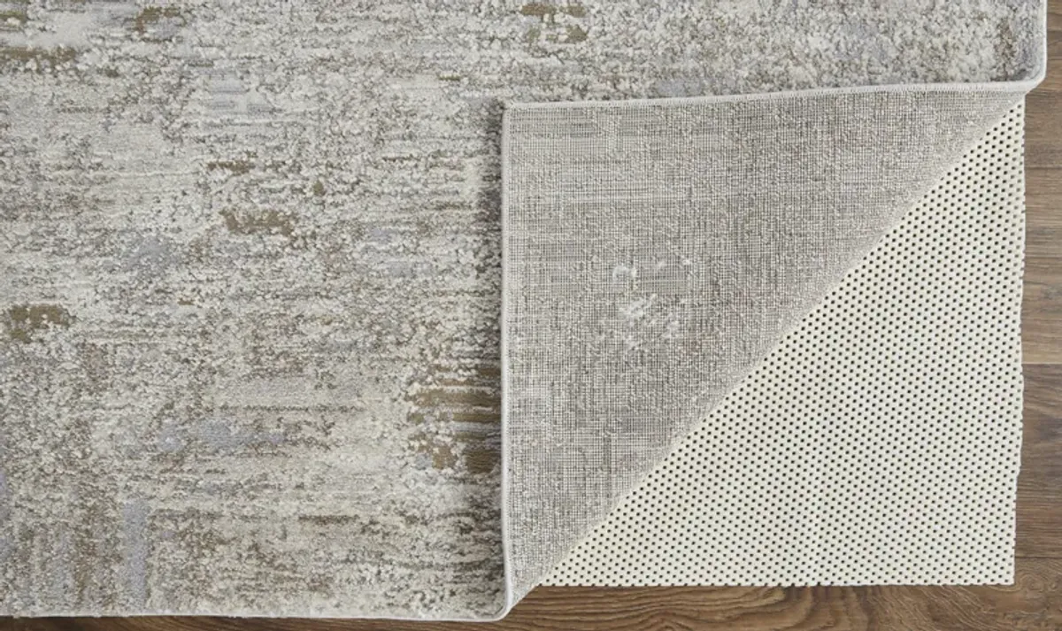 Vancouver 39FHF Ivory/Gray/Tan 2'10" x 7'10" Rug