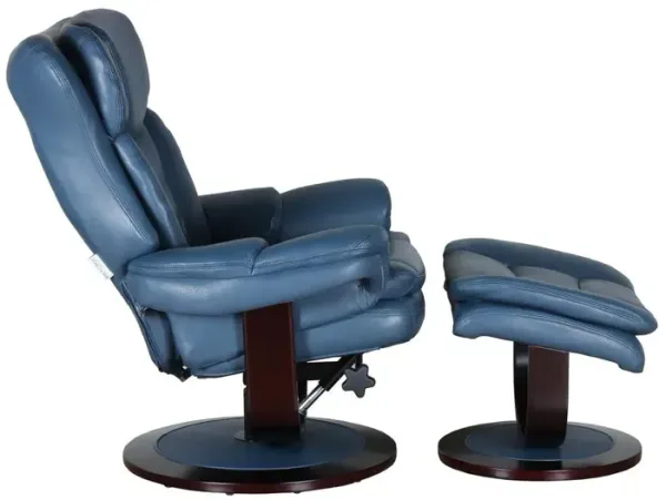 Barcalounger Roscoe Swivel Pedestal Recliner w/Ottoman