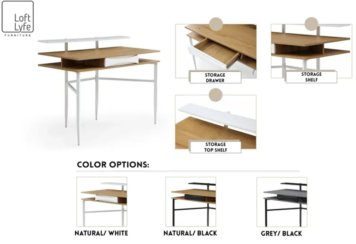 Loft Lyfe Makinley Writing Desk