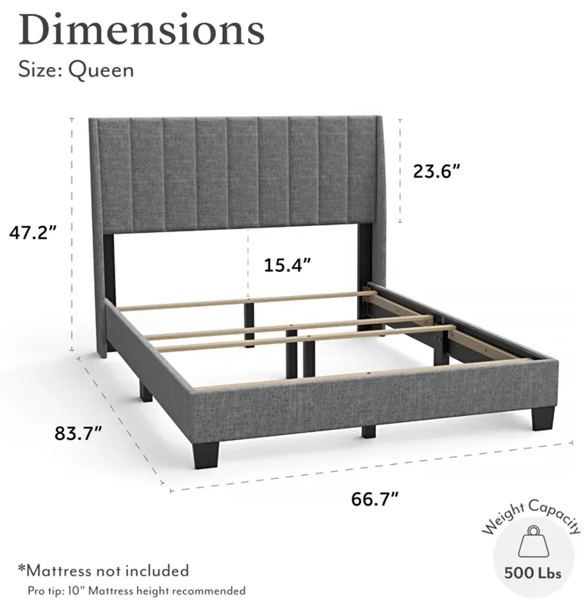 Herman Panel Bed Frame