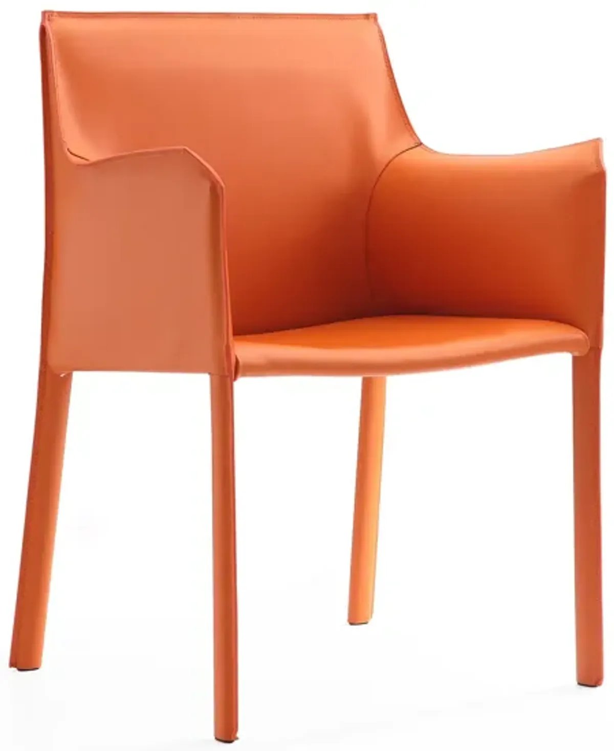 Paris Orange Dining Arm Chairs (Set of 2)