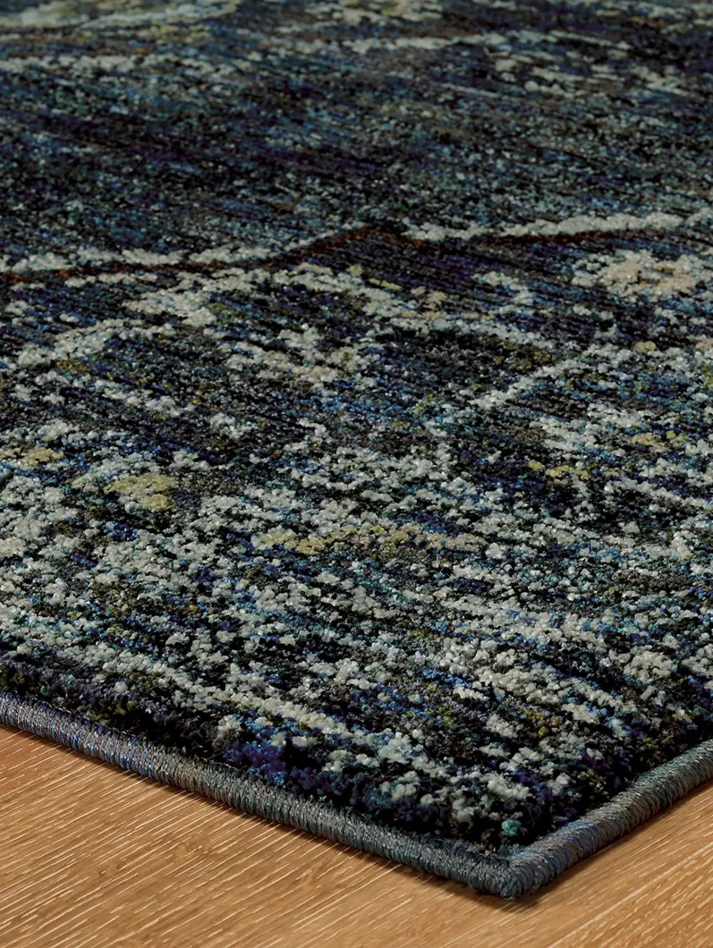 Andorra 1'10" x 3'2" Blue Rug