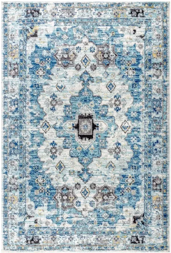 Modern Persian Boho Vintage Medallion Area Rug
