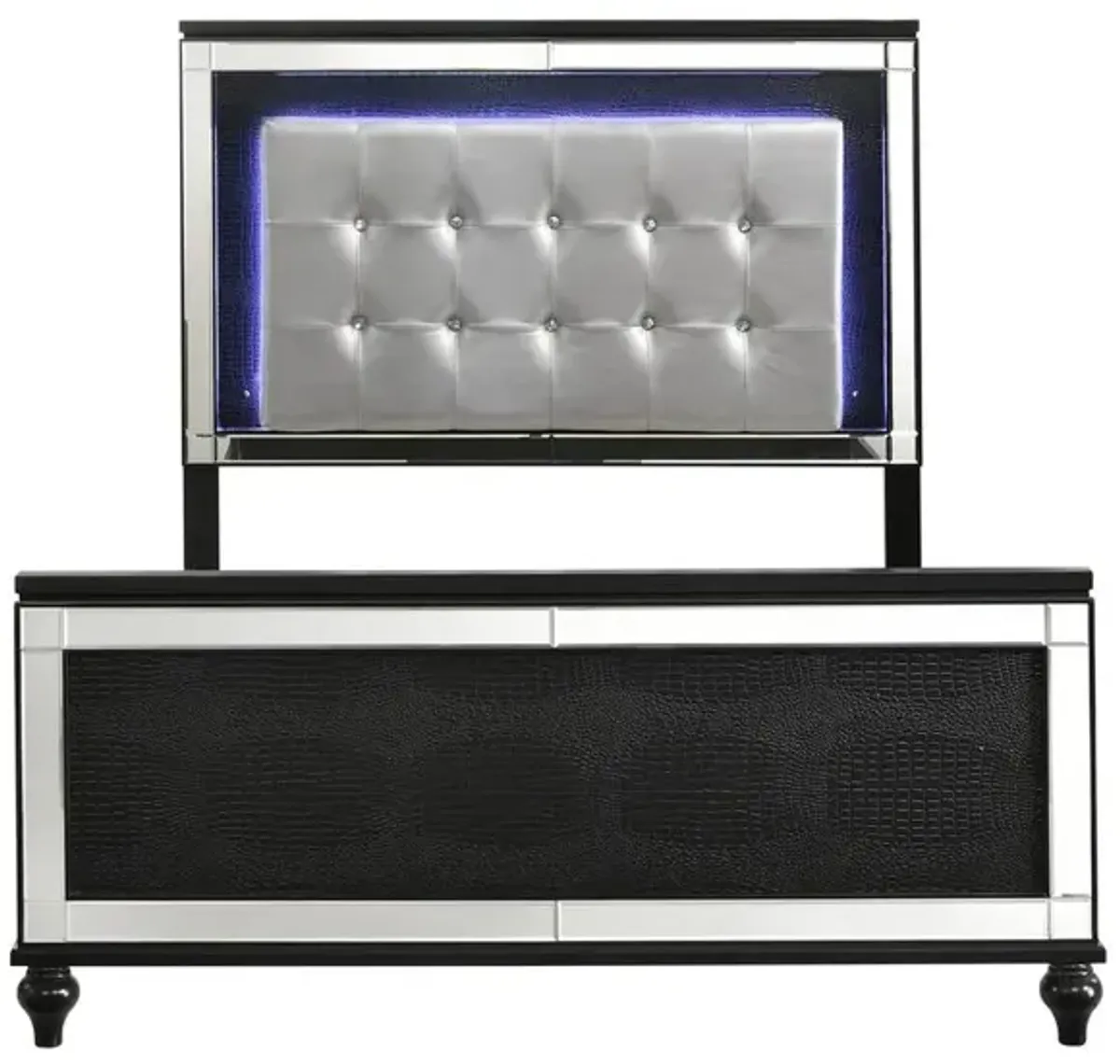 New Classic Furniture Valentino 4/6 Full Bed - Black