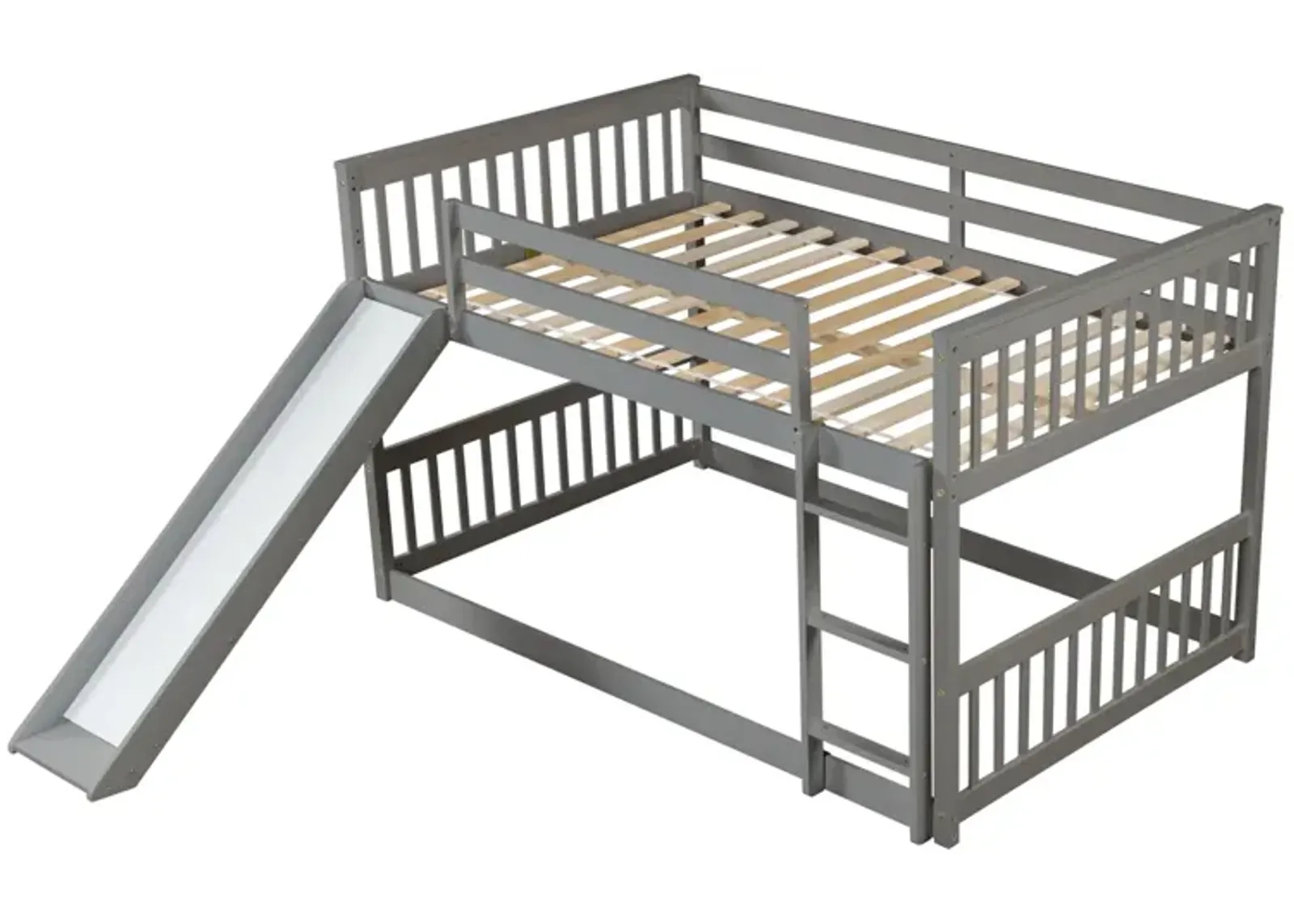 Full Over Full Bunk Bed With Slide II