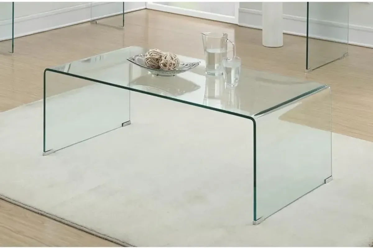 Ripley Rectangular Coffee Table Clear