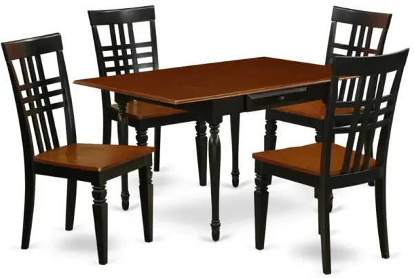 Dining Room Set Black & Cherry