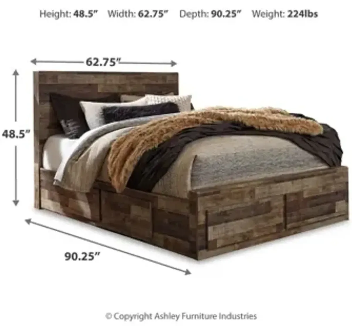 Derekson Queen Panel Bed