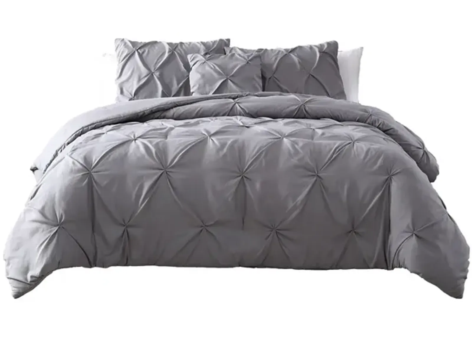 Spruce 4 Piece Comforter Set Queen Gray