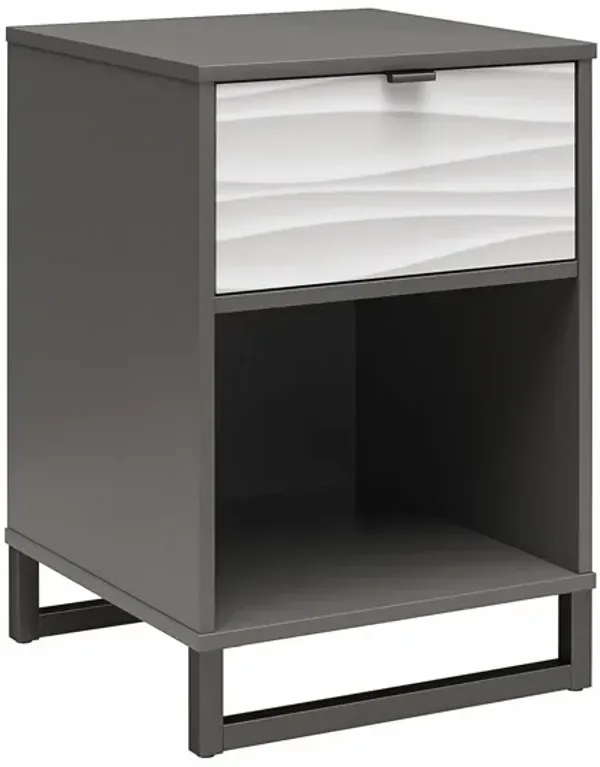 Ameriwood Home Monterey Nightstand, Black Oak