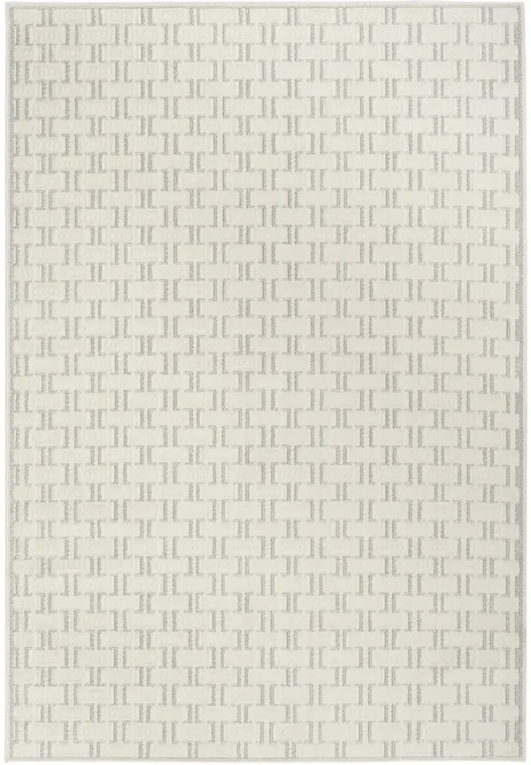 Nordic NRC01 Ivory/Gray 4' x 6' Rug
