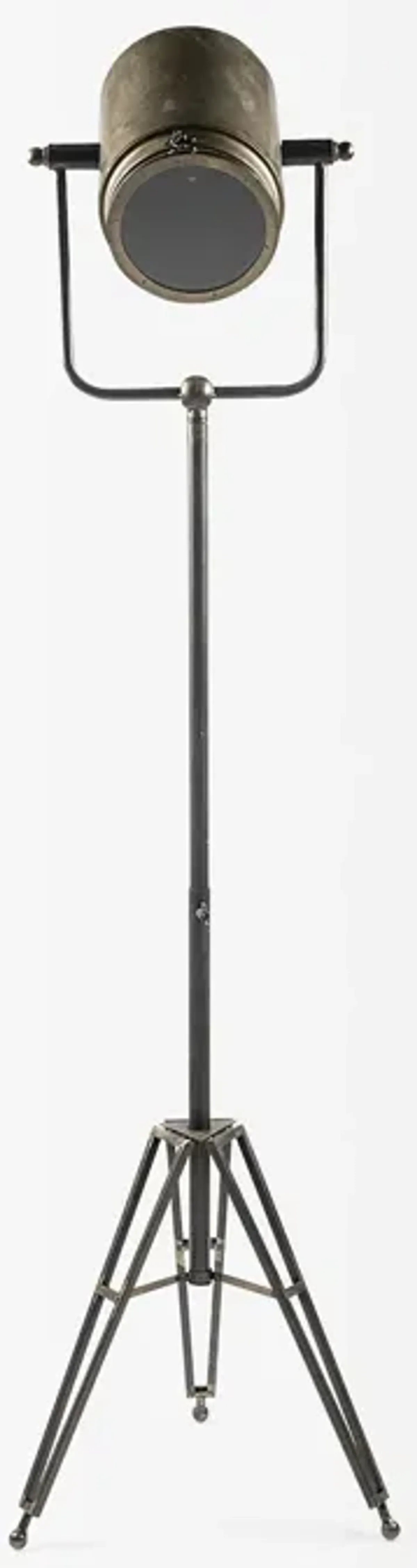 Hivvago 61" Gold LED Floor Lamp With Gold Metal Shade