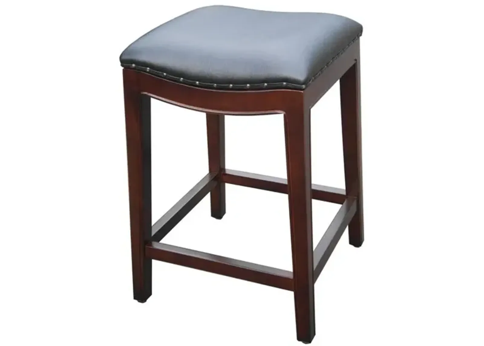 Mahogany Bali Wave Counter Stool