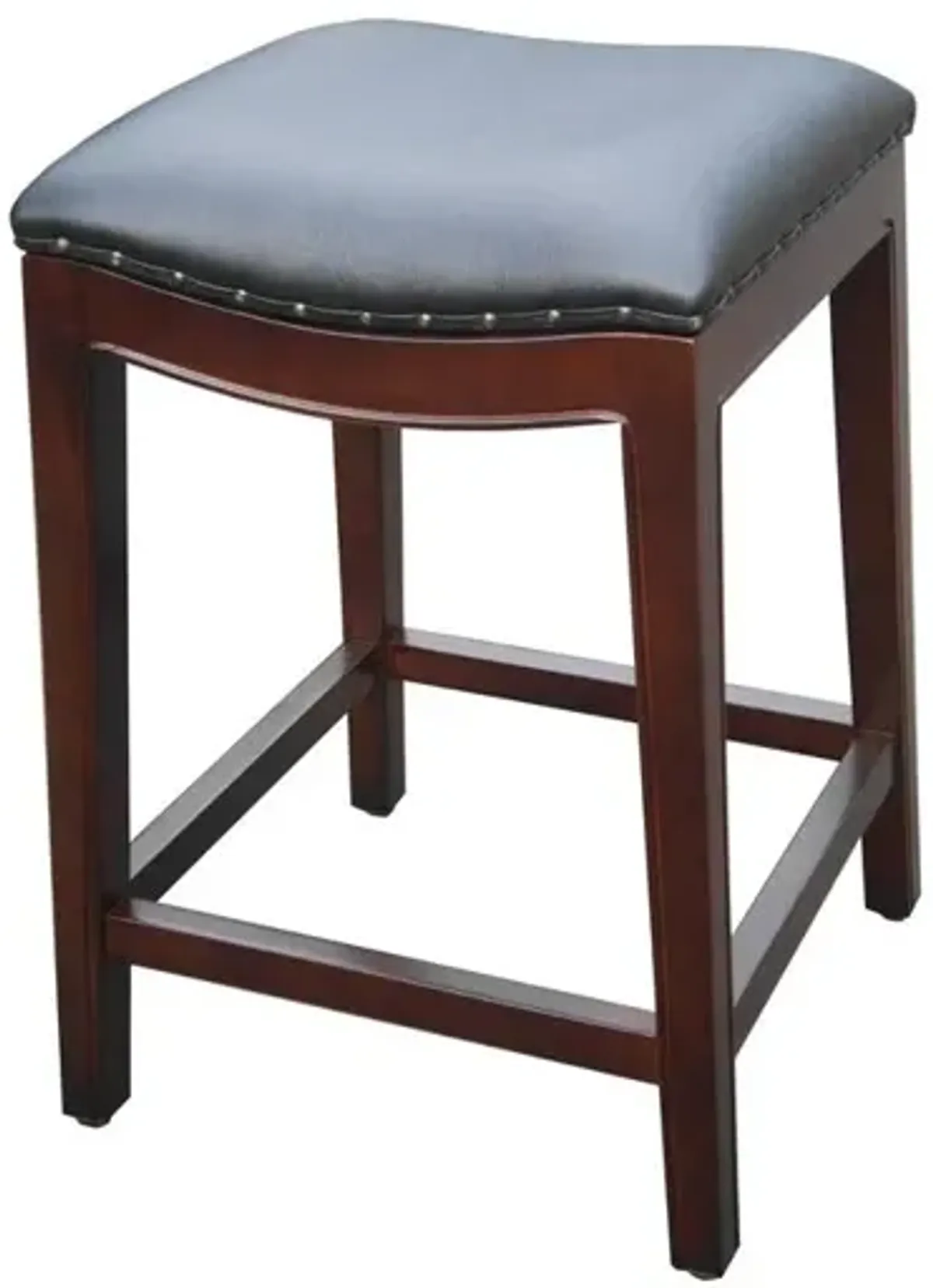 Mahogany Bali Wave Counter Stool