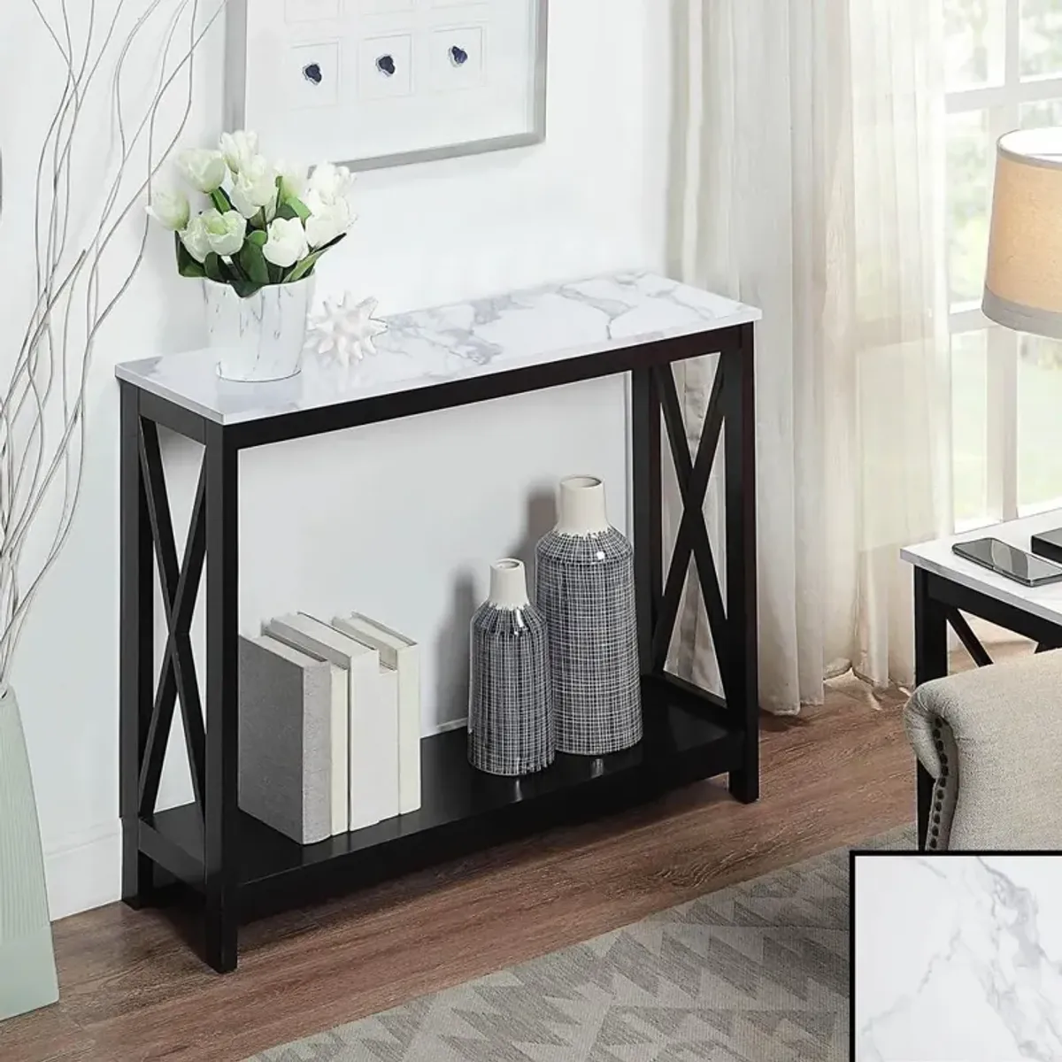 Convience Concept, Inc. Oxford Console Table with Shelf