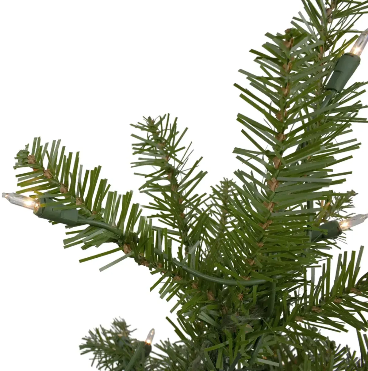 10' Pre-Lit Green Medium Northern Pine Artificial Christmas Tree - Clear Lights