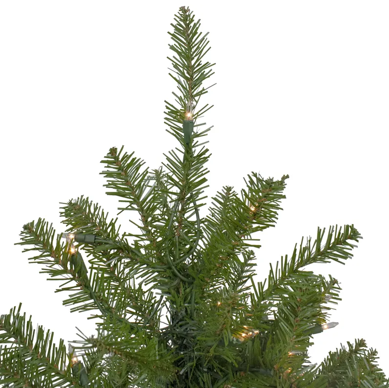 10' Pre-Lit Green Medium Northern Pine Artificial Christmas Tree - Clear Lights