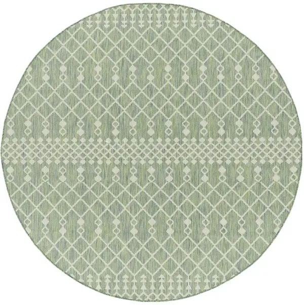 Positano POS02 Blue/Green 6' x Round Rug