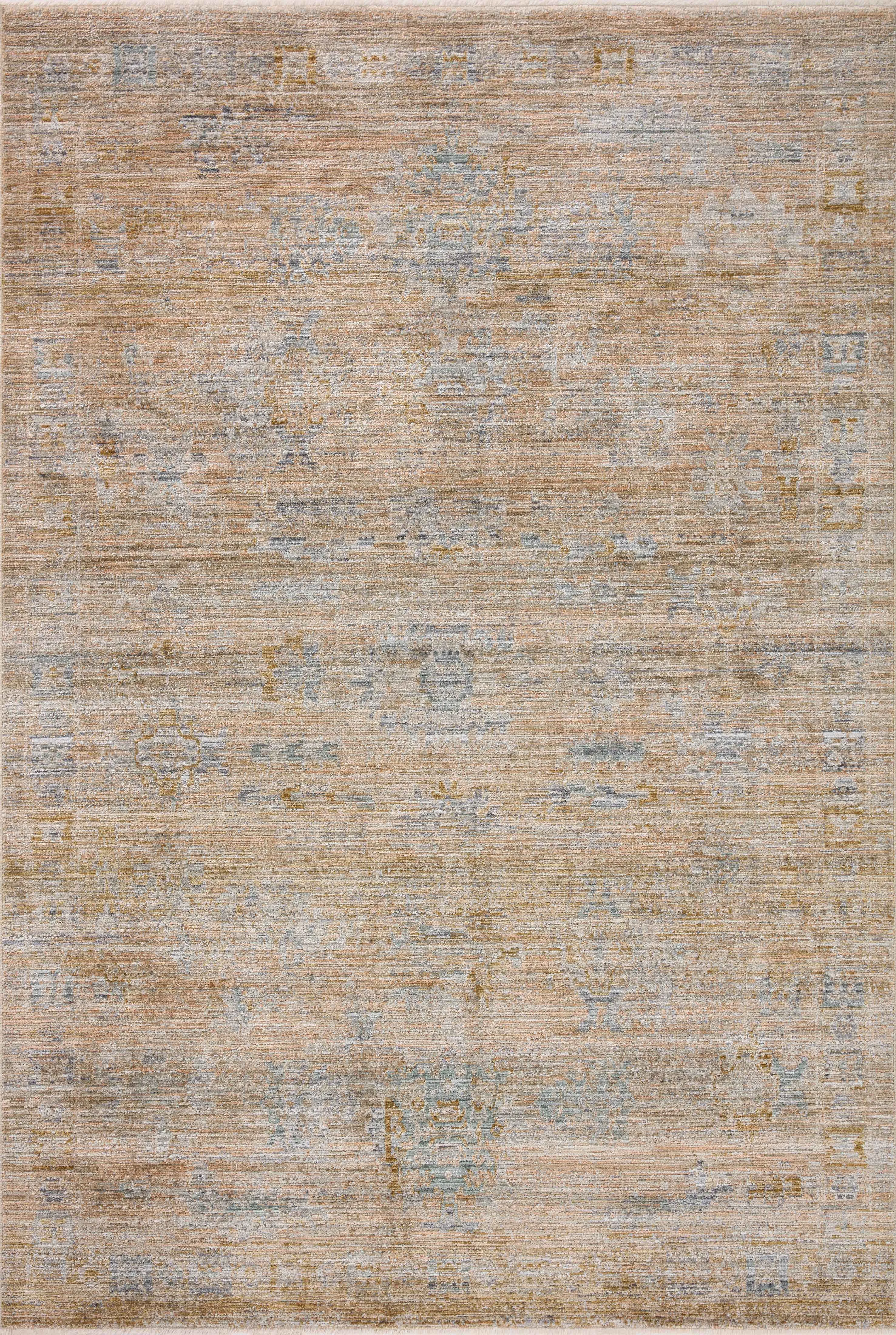 Katherine KES04 Copper/Steel 3'6" x 5'6" Rug by Jean Stoffer