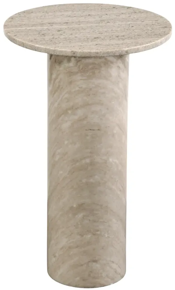 Claude Gray Accent Table