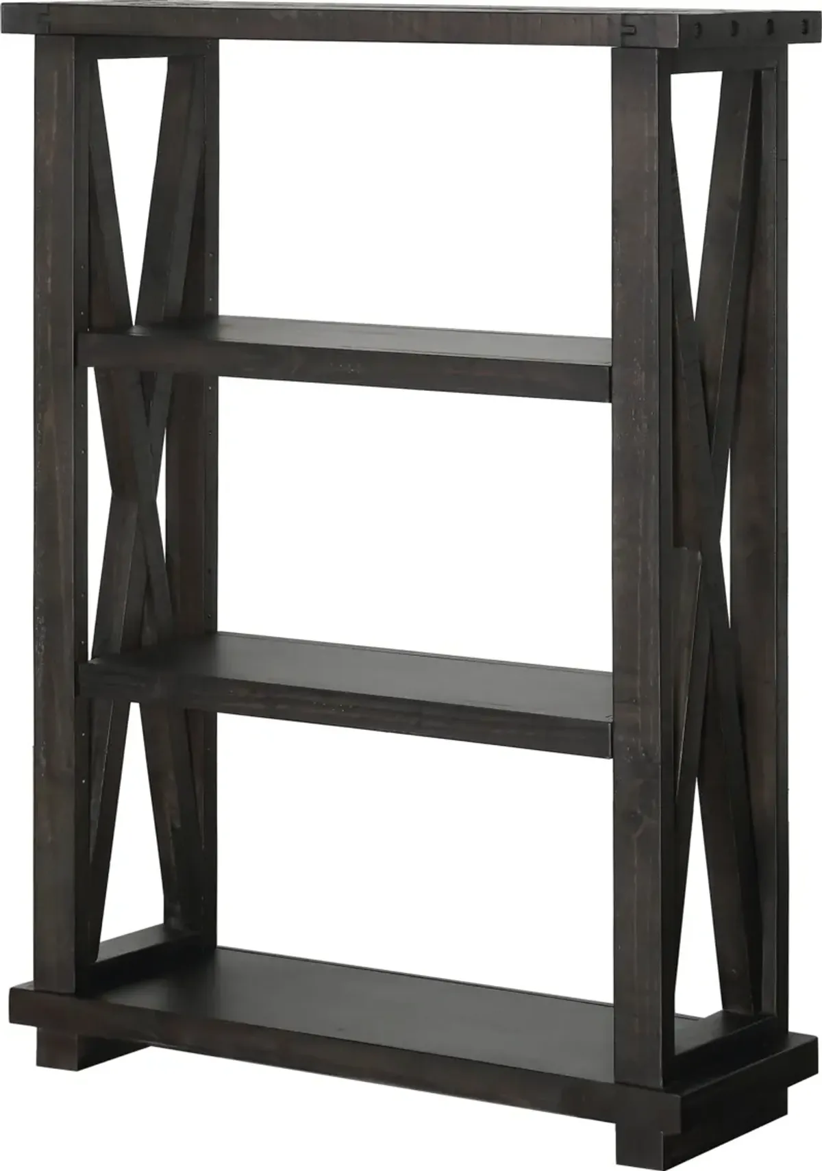 Yosemite Solid Wood 54x39 inch Bookshelf in Cafe