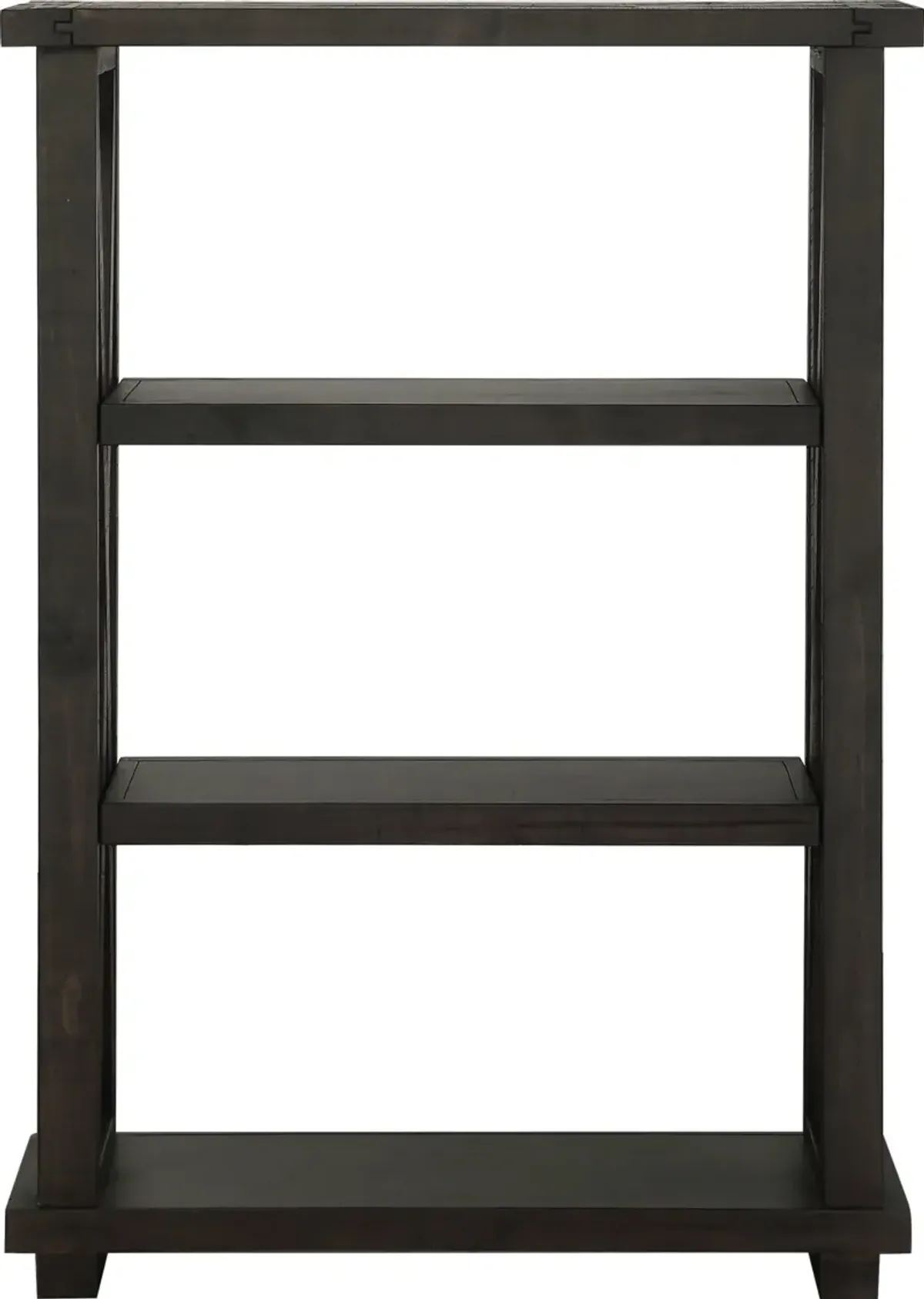 Yosemite Solid Wood 54x39 inch Bookshelf in Cafe