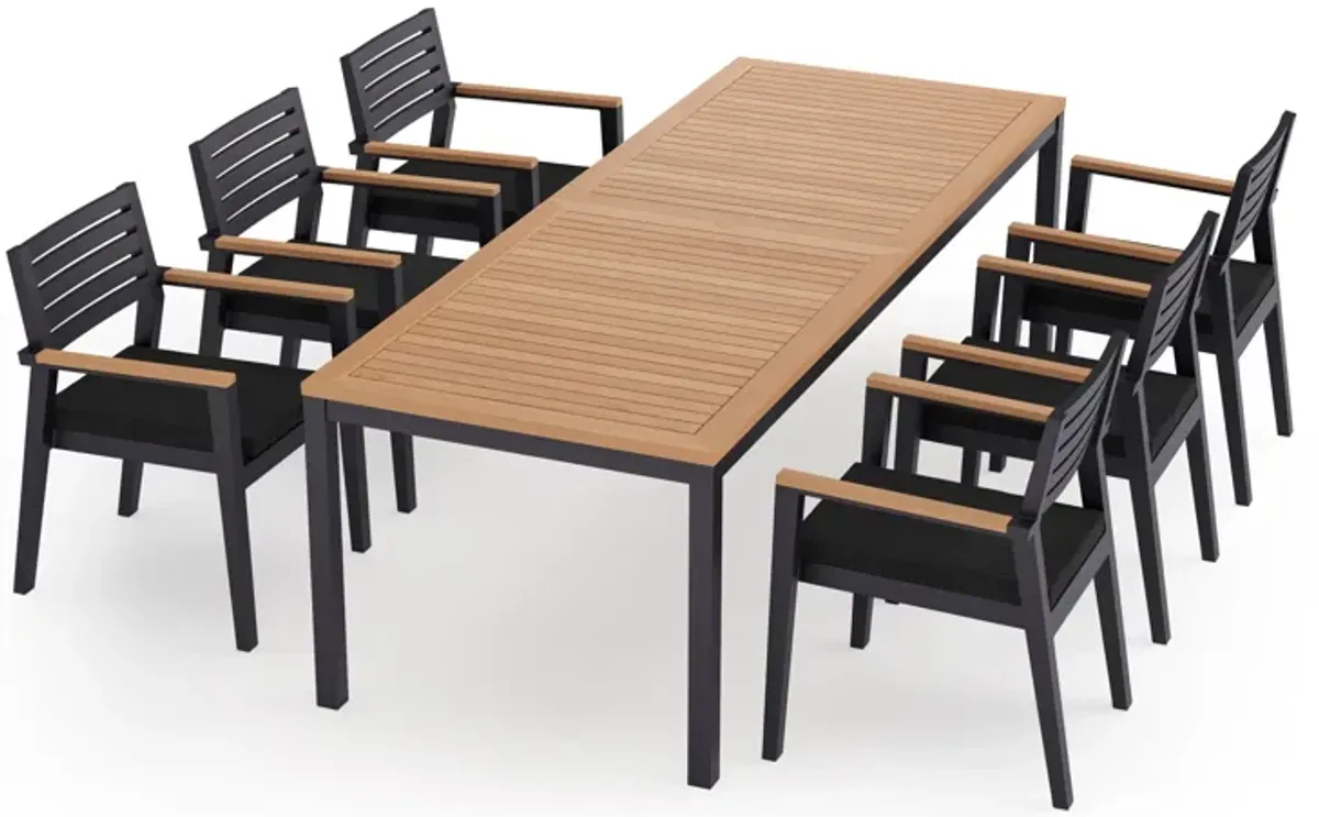 Rhodes 7 Piece Patio Dining Set with 96 in. Table