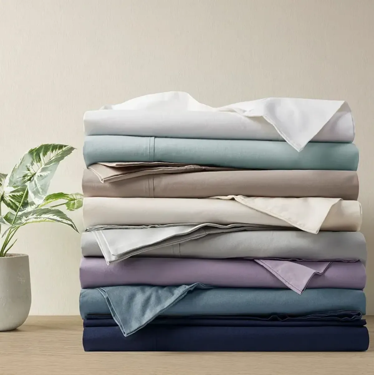 Gracie Mills Clementine 200 Thread Count Year-Round Cotton Percale Sheet Set