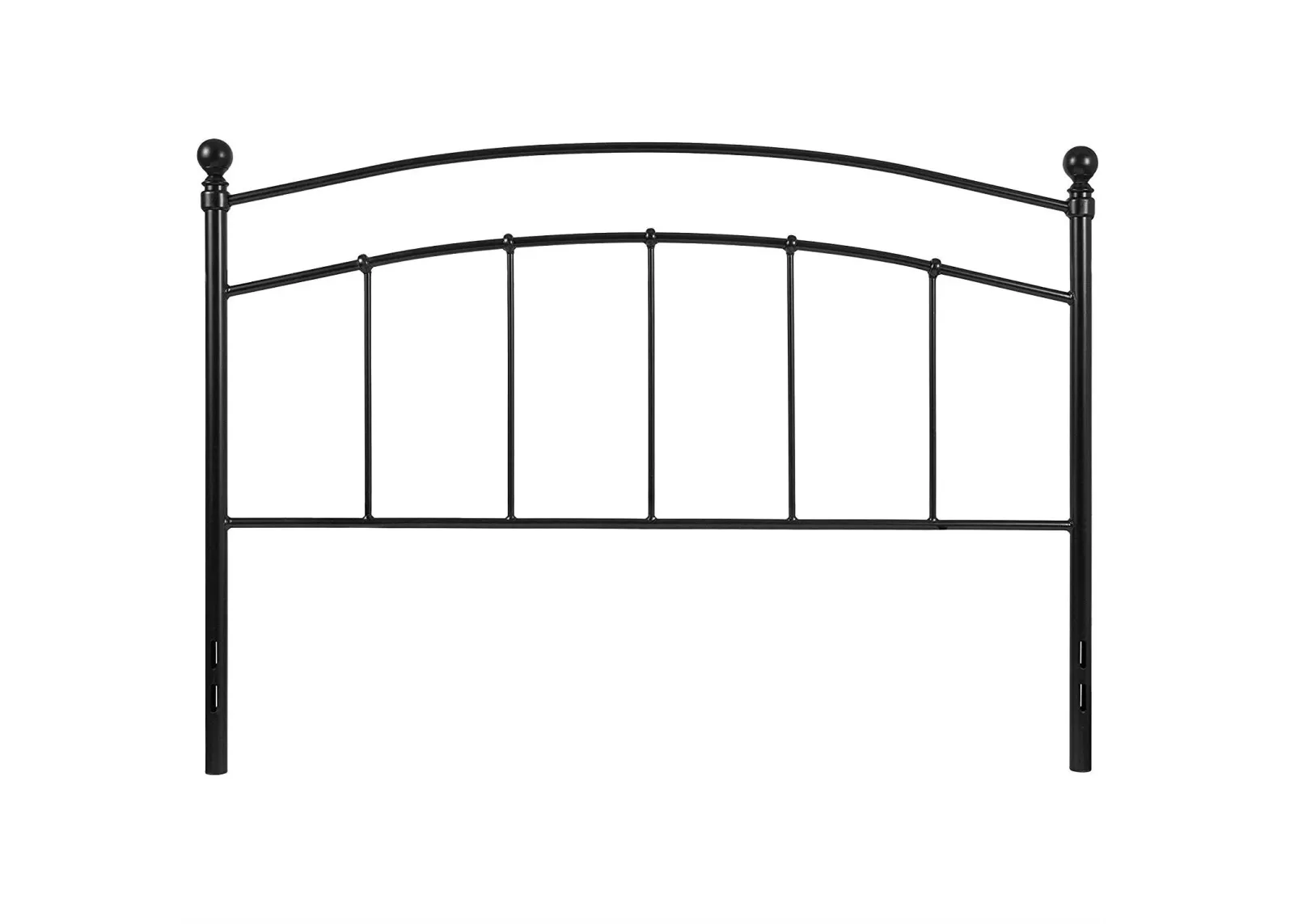 Hivvago Twin size Contemporary Classic Black Metal Headboard