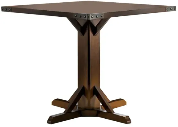 Glenbrook Brown Cherry And Ivory Counter Height Dining Table-Benzara