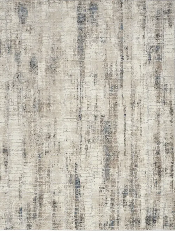 CK022 Infinity IFN02 Ivory/Gray/Blue 7'10" x 9'10" Rug