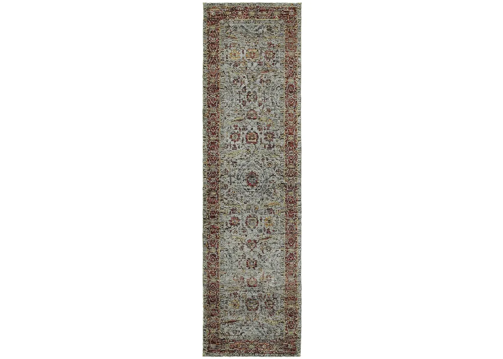 Andorra 2'6" x 12' Blue Rug