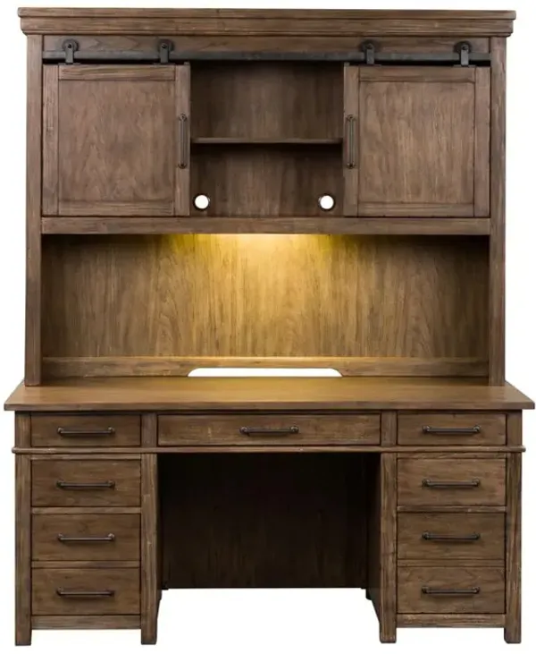 Liberty Furniture Credenza & Hutch