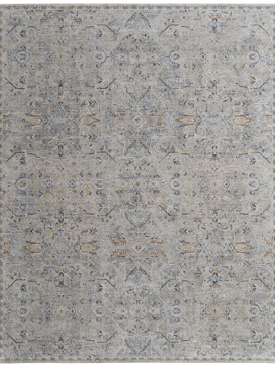 Pasha 39M6F 2' x 3' Ivory/Blue/Tan Rug