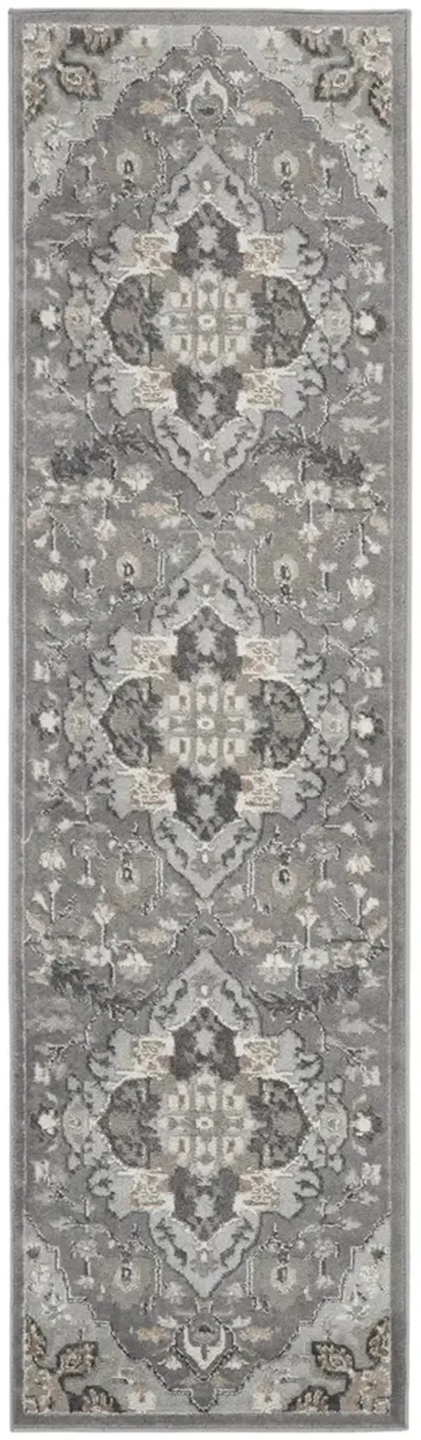 Elation ETN09 Ivory/Gray 2'3" x 7'6" Rug