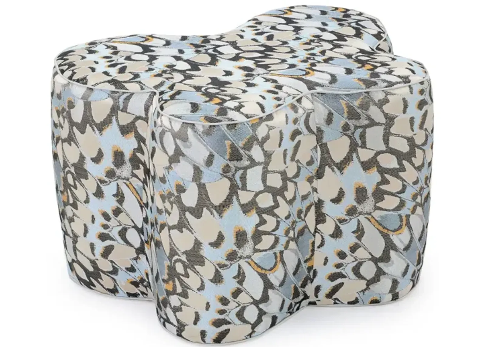 Mariposa Large Multicolor Ottoman