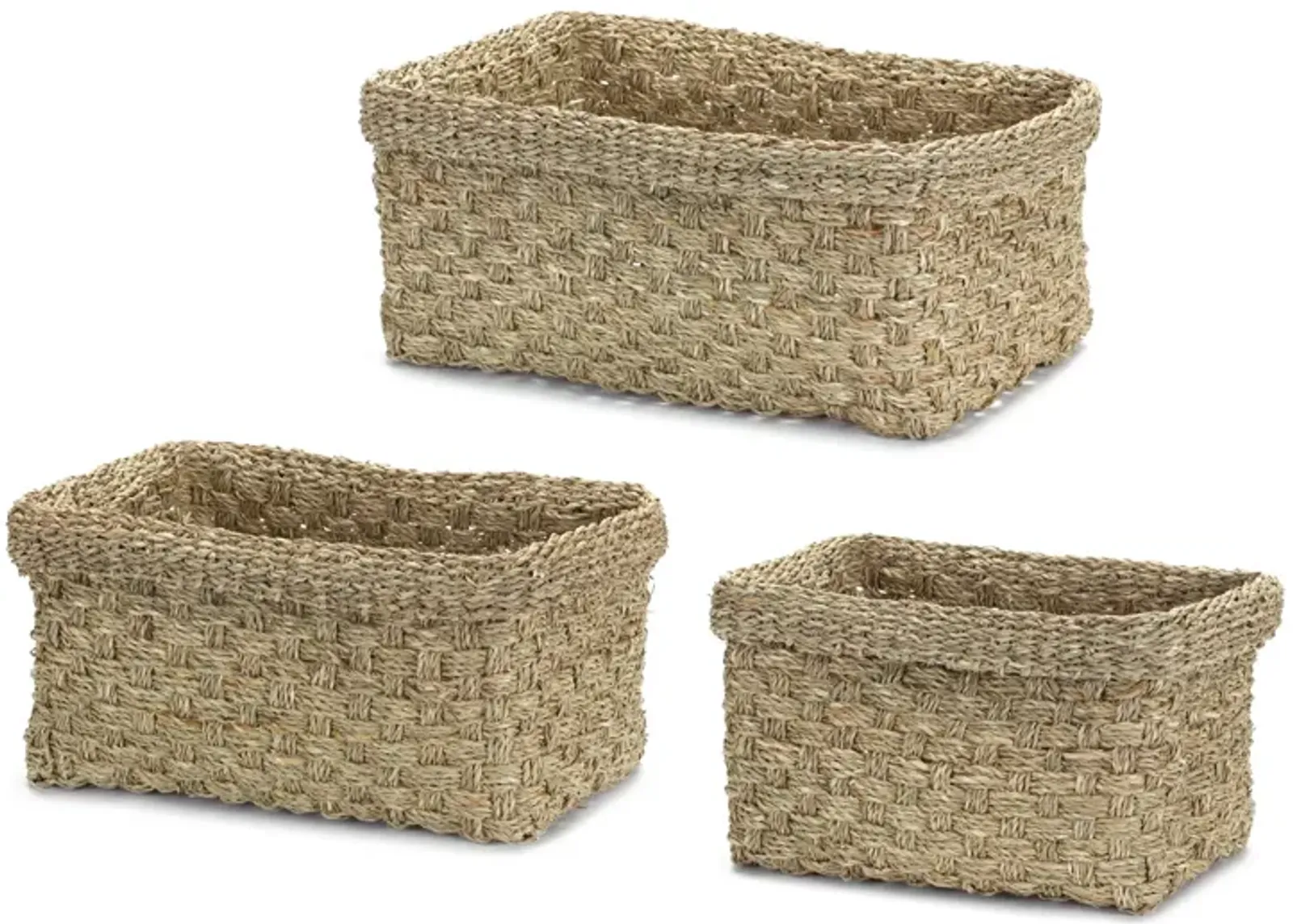 Set of 3 Decorative Storage Baskets for Home Organization and Décor