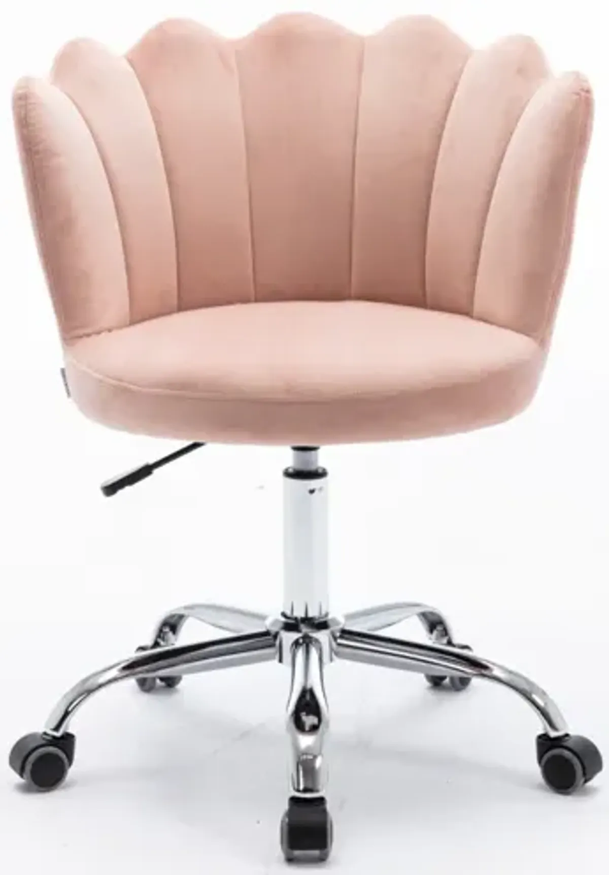 Swivel Shell Chair For Living Room/Bedroom, Modern Leisure Office Chair Pink