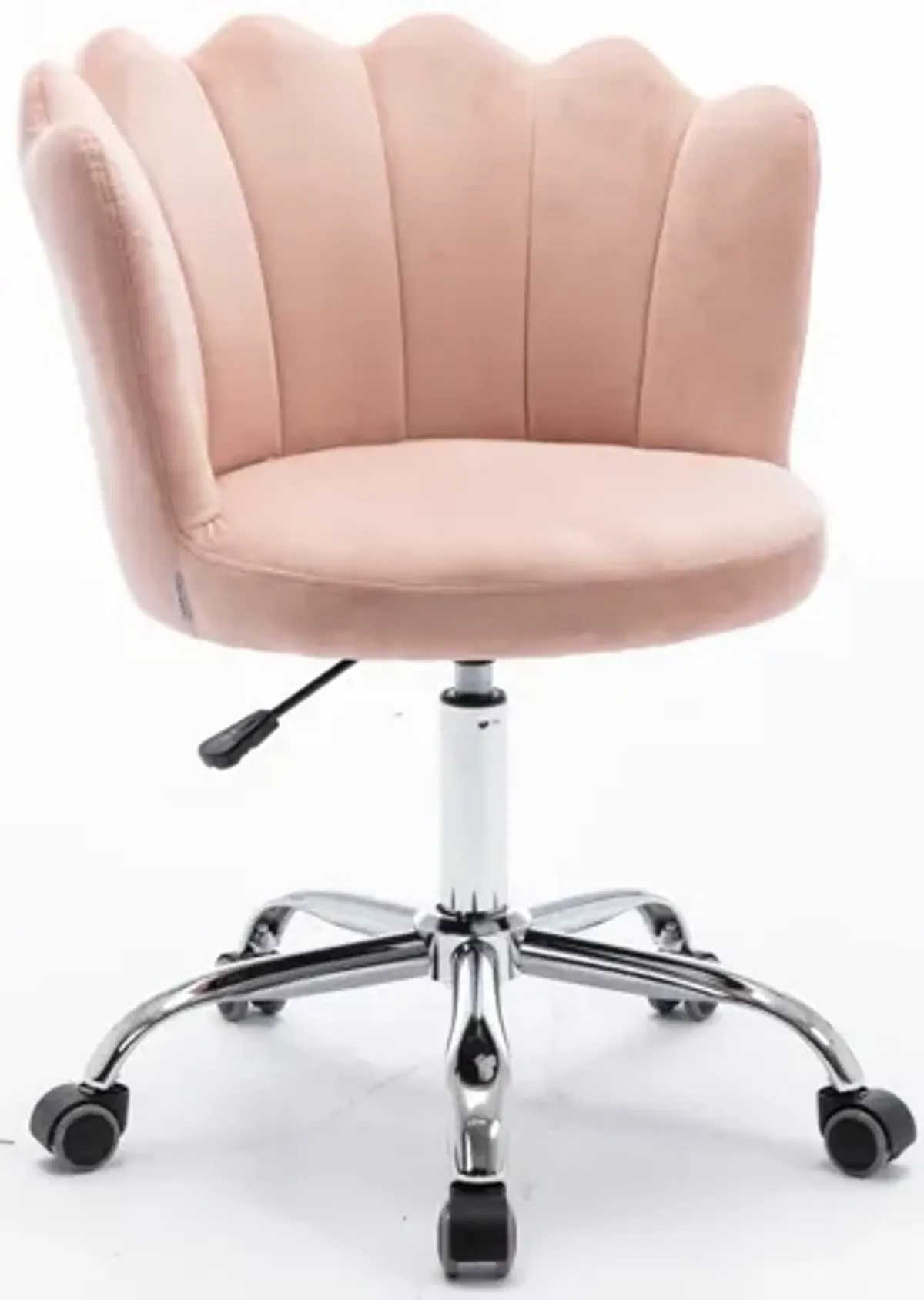 Swivel Shell Chair For Living Room/Bedroom, Modern Leisure Office Chair Pink