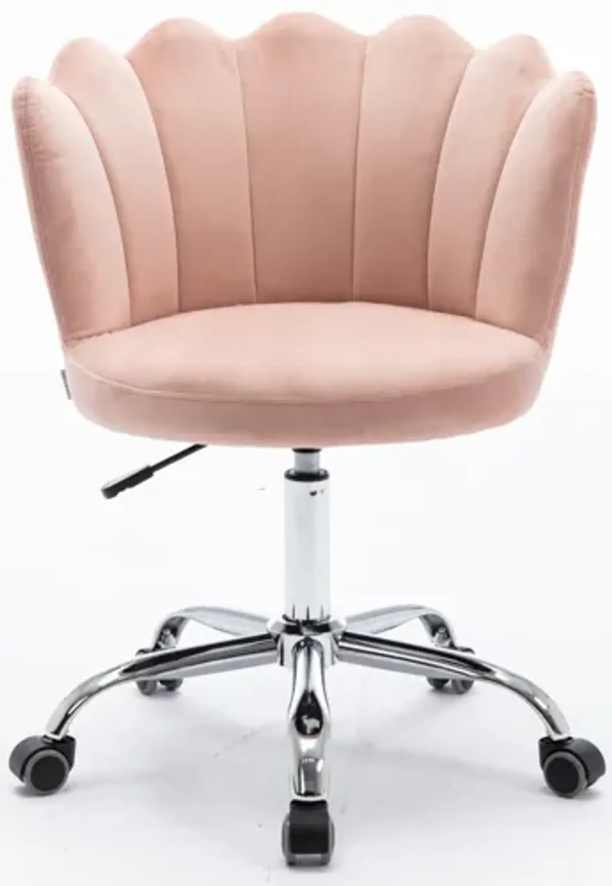 Swivel Shell Chair For Living Room/Bedroom, Modern Leisure Office Chair Pink