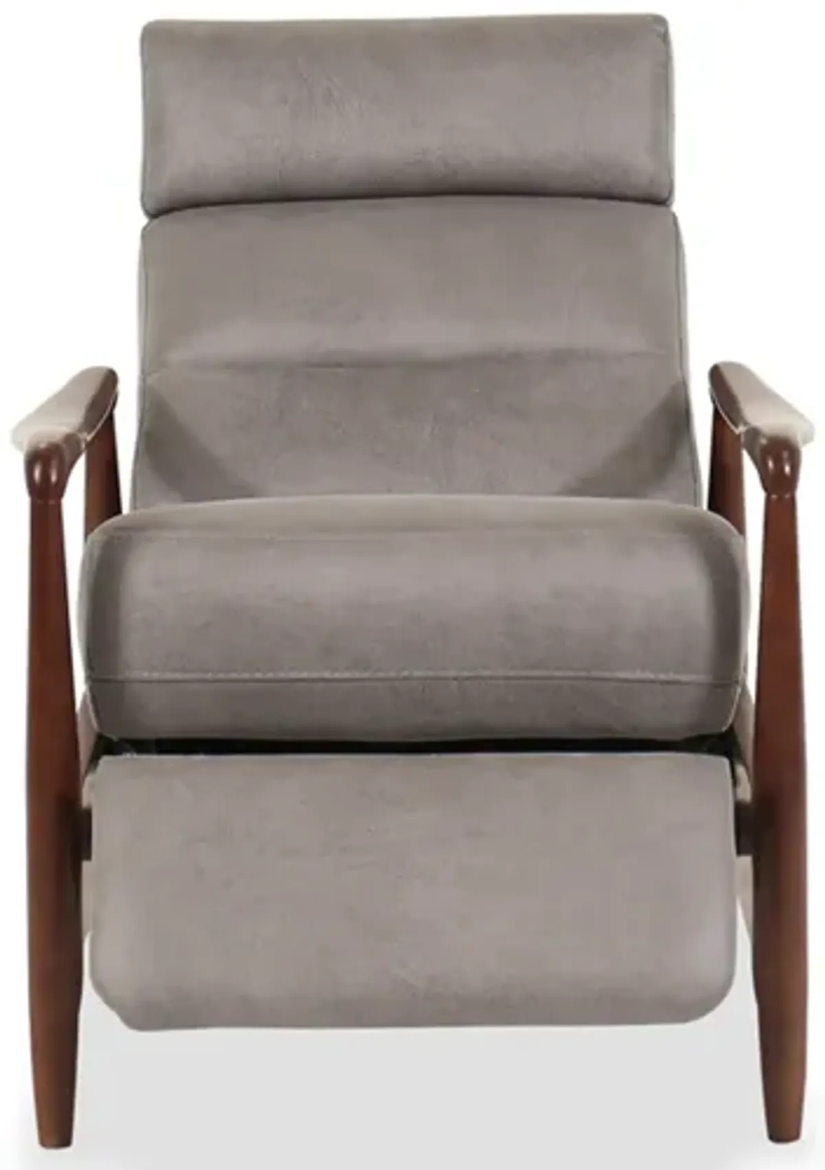 Macke Gray Push Back Recliner