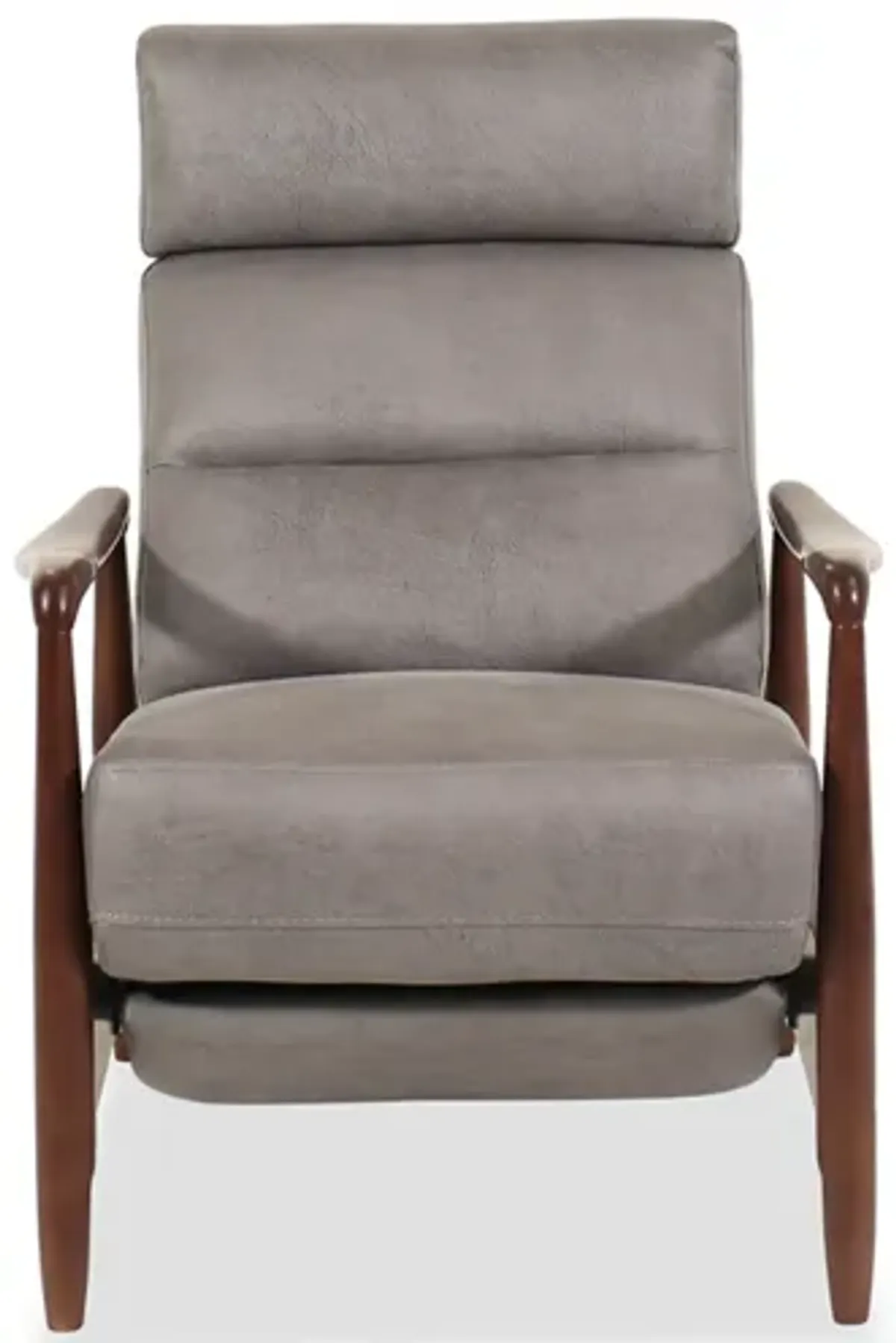 Macke Gray Push Back Recliner