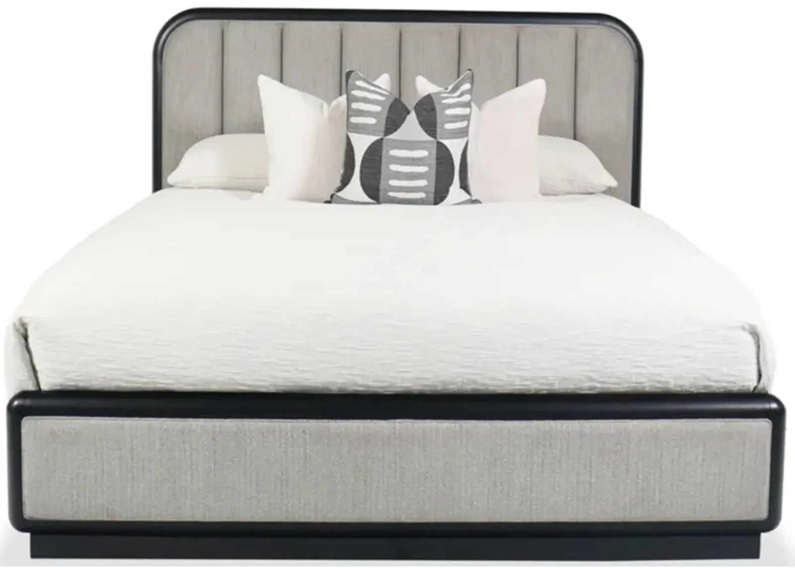 Rowanbeck King Upholstered Panel Bed