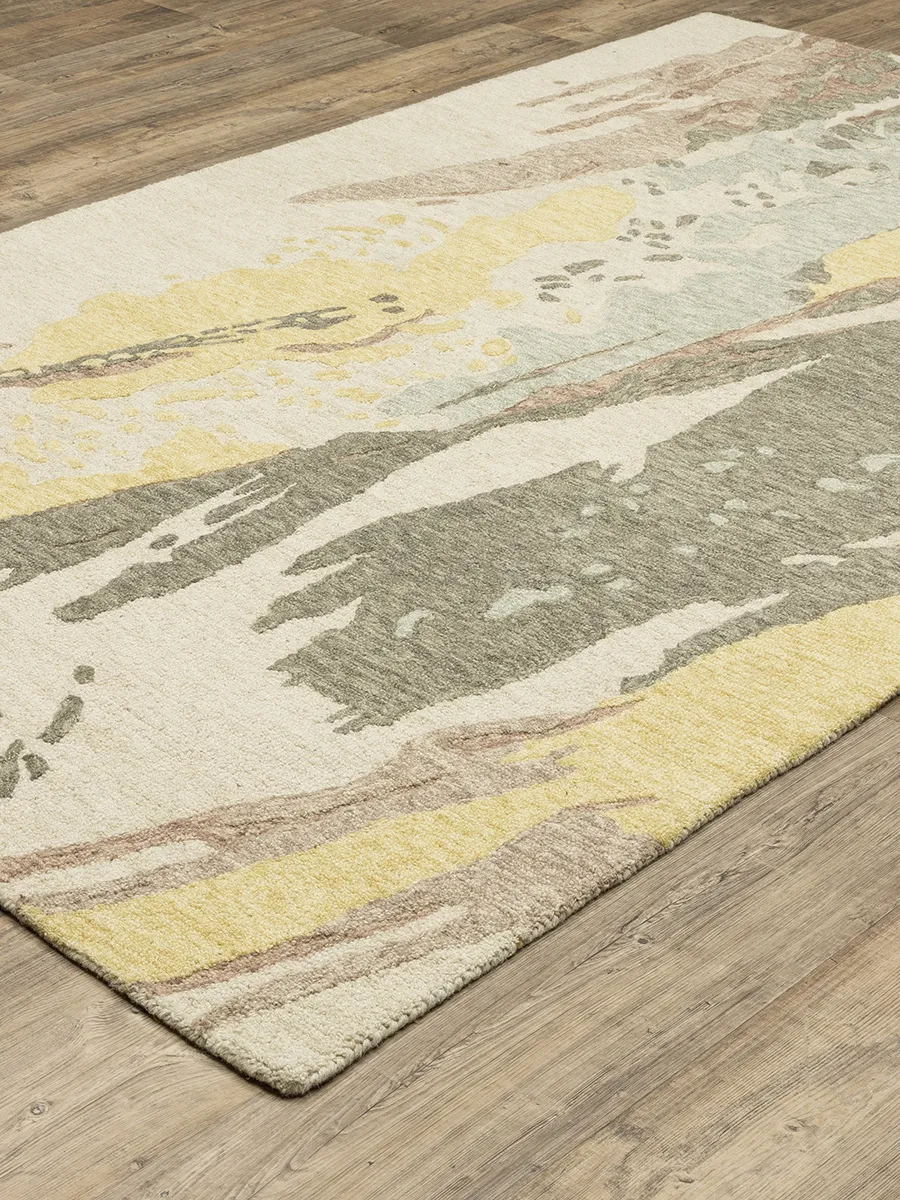 Kipton 2'6" x 8' Beige Rug