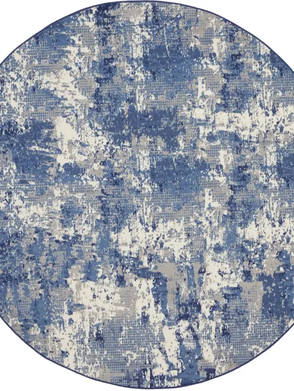 Grafix GRF38 Navy/Blue 8'6" x 12' Rug